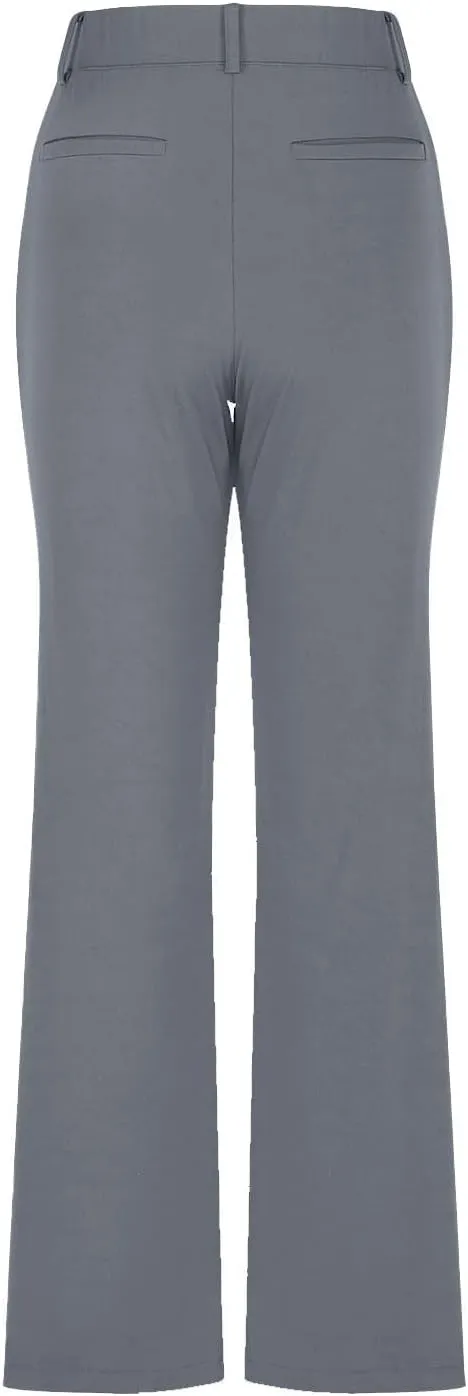 2025 Summer Women Work Business Pants High Waisted Flare Modern Comfortable Office Overalls Ladies Slacks