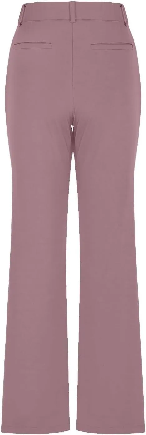 2025 Summer Women Work Business Pants High Waisted Flare Modern Comfortable Office Overalls Ladies Slacks