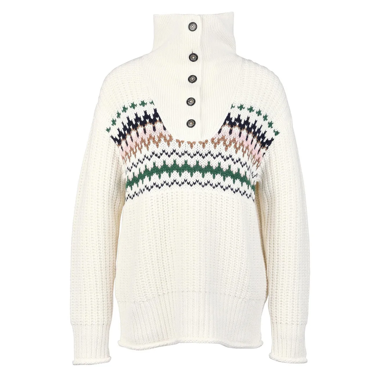 Barbour Womens Greenwell Knit Cream