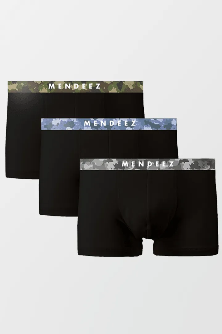 Camo Boxer Trunks - Pack of 3