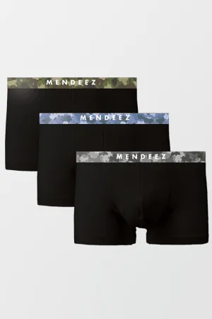 Camo Boxer Trunks - Pack of 3