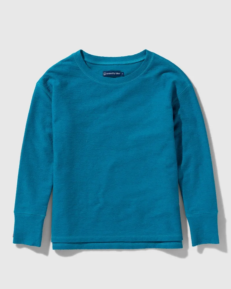 EcoKnit™ Textured Boxy Crew