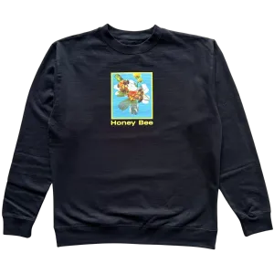 Honey Bee and Flowers v5 Crewneck