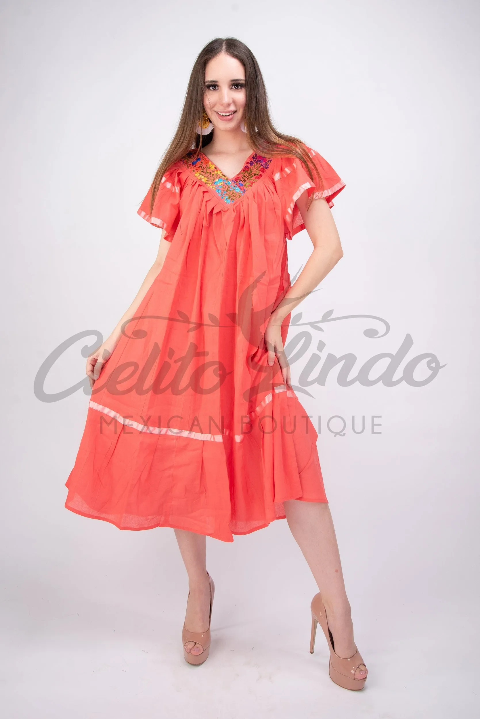 Jazmin Dress Coral