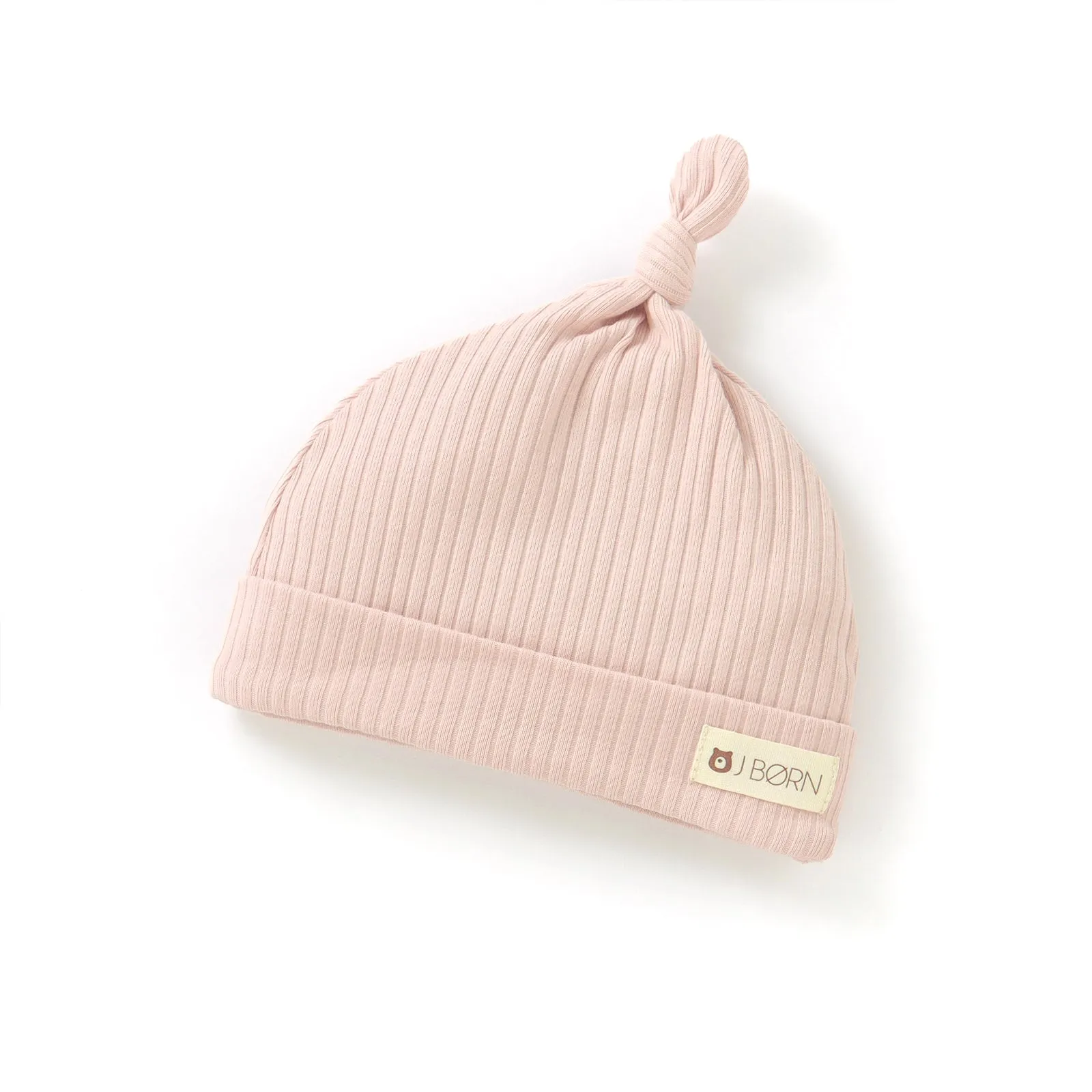 JBØRN Organic Cotton Ribbed Baby Hat