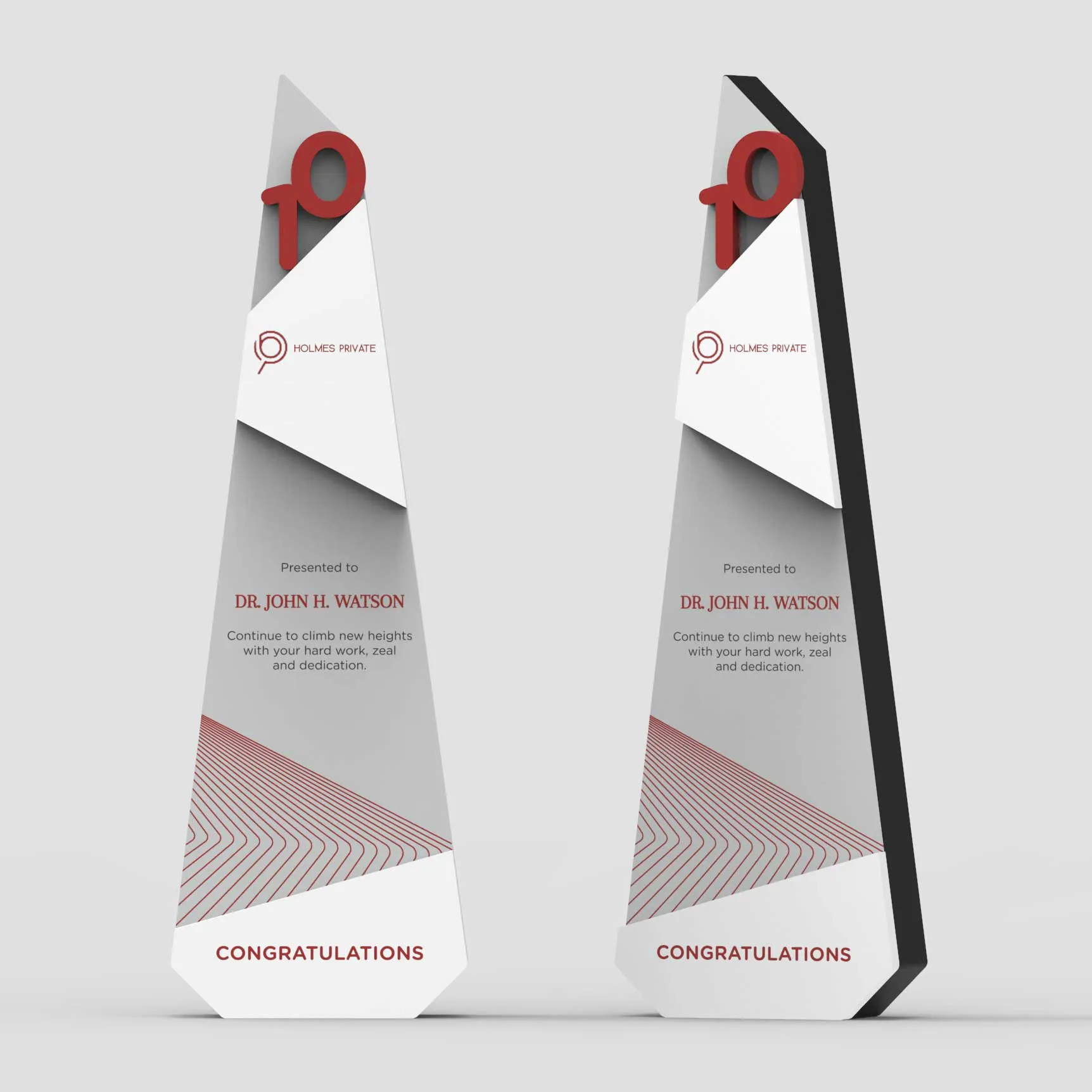 Obelisk Trophy - Work Anniversary Award