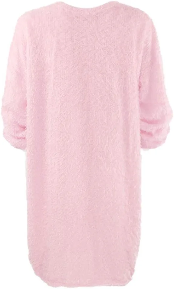 ZHUER Womens Sweater Dresses 2024 Trendy Long Sleeve Oversized Pullover Sweaters Loose Casual Mini Sweater Dress Fall Winter