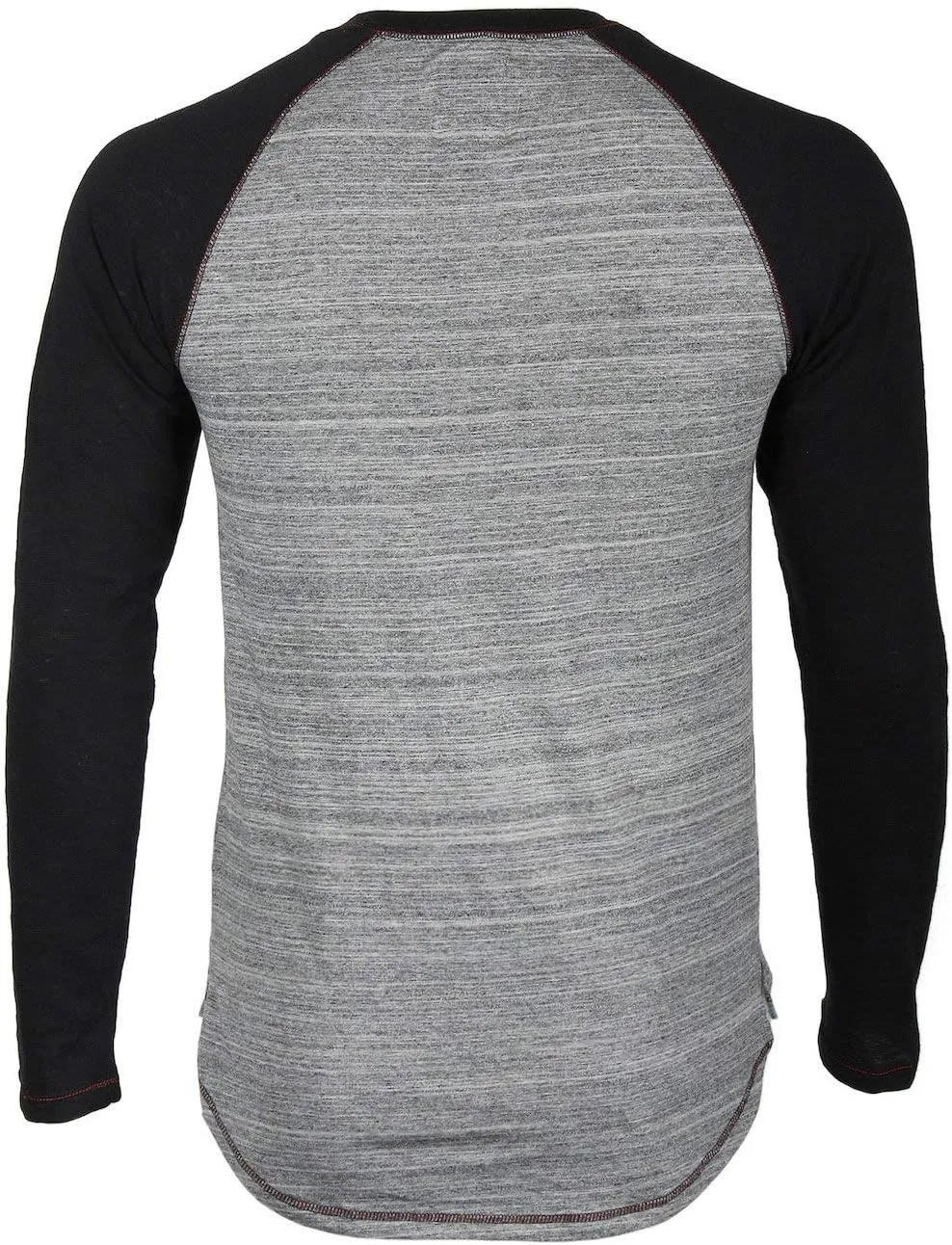 ZIMEGO Mens Long Sleeve T-Shirts - Modern Fit V-Neck Casual Henley